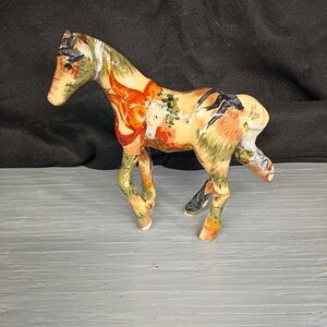 Handcrafted Multicolor Horse Figurine